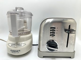 Cuisinart Mini-Prep Plus Chopper & Cuisinart Stainless Steel Toaster