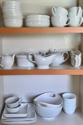 White Ceramic And Porcelain Kitchenware Including Corelle And Williams-sonoma