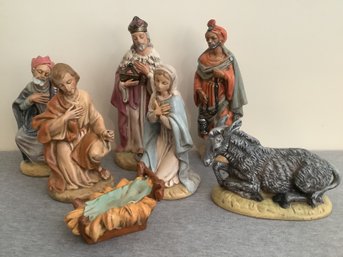 Very Large Vintage Native Set - Missing Jesus