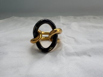 Vintage Style Ring Marked 18KT