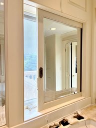 A Pair Of Pocket - Sliding Mirrors & Custom Wall Paneling - Primary