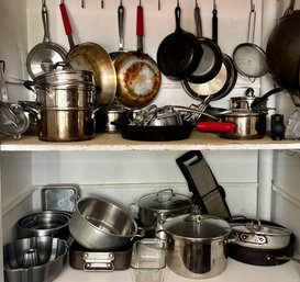 Massive Cookware Lot Including Cuisine Art, All-clad, And More!