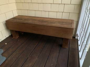 Handmade Wooden Bench
