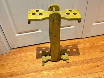 Wood Croquet Stand