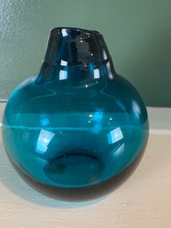 Blue Glass Vase