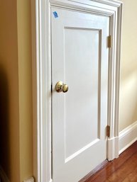 As Set Of 3 Petite - Eave Storage Space -  Wood Doors