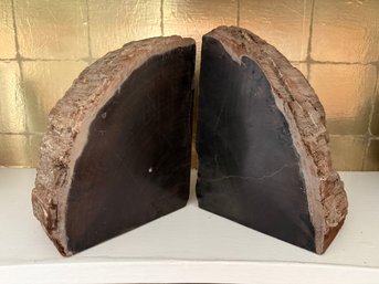 Polished Stone Bookends
