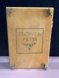 Vintage Wooden Flower Press