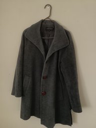 Ellen Tracy Women's Gray Peacoat