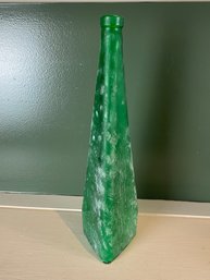 Green Glass Vase