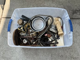 Bin Lot Of Antiques And Misc