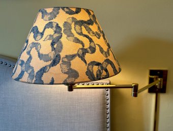 Pair Vintage George W. Hansen Wall Sconce Swing Arm Lamps