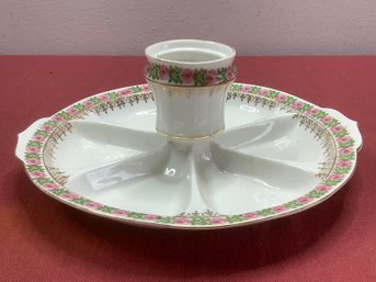 Hand Painted Divided Serving Dish Made In Germany