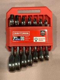 Craftsman 7pc METRIC Ratcheting Wrench Set