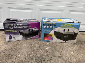 Pair Of Fog Generating Machines