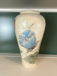 Vintage Floral Pottery Pot
