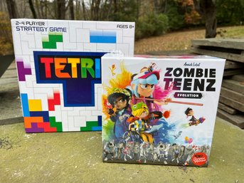 A Set Of Two Games - Tetris - Zombie Teens - New In Packaging
