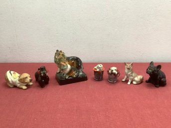 Mixed Dog Figurines Lot #8