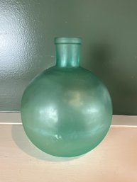 Green Glass Vase
