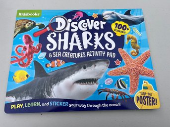 A Large Sticker Book - Discover SHARKS - New