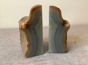 Agate Geode Bookends #2