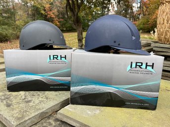 A Set Of 2 International Riding Helmets Used - Extra Small