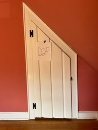 A Wood Slat - Angled Door - Includes