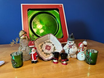 Grasslands Road Bowl And Holiday Decorations