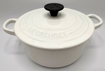 Le Creuset Cast Iron Enamel Dutch Oven Pot With Lid, Size 18, France