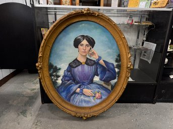 Mary Elizabeth Williams Portrait (direct Descendant Of Roger Williams, Founder Of Rhode Island