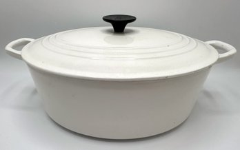 Le Creuset Cast Iron Enamel Dutch Oven Pot With Lid, Size 31, France