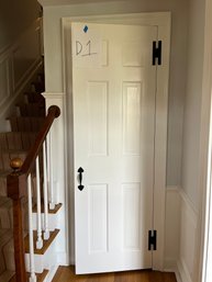 A Group Of 5 Wood - 6 Panel Doors - Includes Frames - First Floor