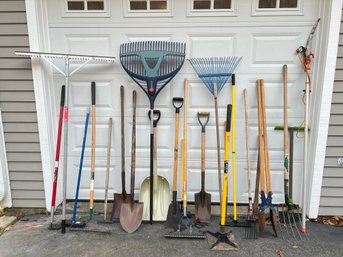 Large Lot Of Yard Tools