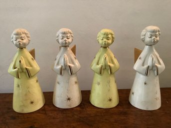 Lofisa Ceramic Angel Decanters Set Of 4