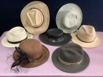 Mixed Hats Lot Of 7