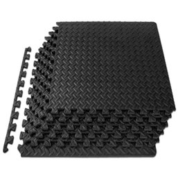 Interlocking Exercise Gym Floor Tiles - 60 Pieces