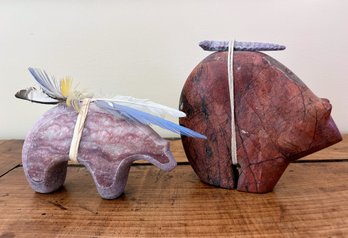 Native American Carved Stone Fetishes