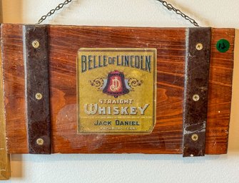 JACK DANIELS WOOD SIGN