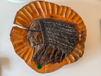 STUMPWOOD CARVING OF A NATIVE AMERICAN