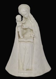 Ivory Porcelain 'Flower Madonna And Child' Hummel By Goebel TMK-3