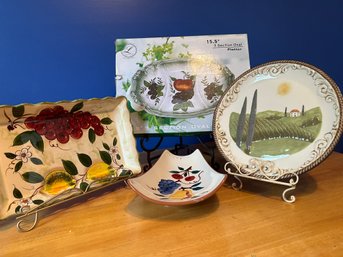 4 Pc. Serving Pieces Including Stangl