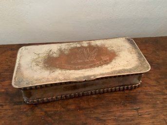 Qua Fecimus Ipsi Metal Trinket Box