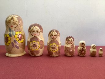Signed Russian Nesting Dolls