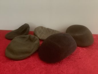 Vintage Men's Hat Lot Of 5