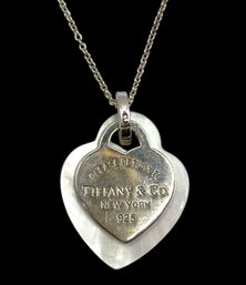 Beautiful TIFFANY And CO Sterling Silver Chain And Pendants Necklace