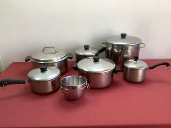 Mixed Revere Ware Pots Lot