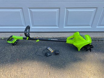 Earthwise 20V Battery Powered Tiller Cultivator, Like New
