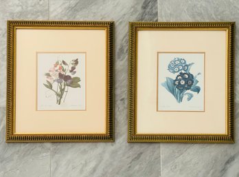 Stipple Engravings In Color- A Pair