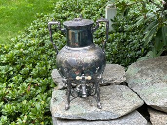 Beautiful Silver Plate Urn