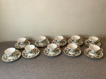 Wedgwood Strawberry Hill Tea Cups & Saucers